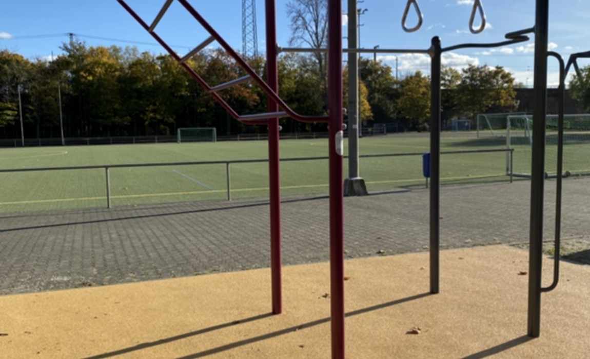 Calisthenics Anlage und Basketballkorb in Amöneburg frei zugänglich für alle